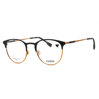 Flexon FLEXON E1133 Eyeglasses MATTE BLACK COPPER/Clear demo lens