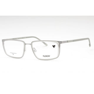 Flexon FLEXON E1138 Eyeglasses MATTE GREY/SILVER/Clear demo lens