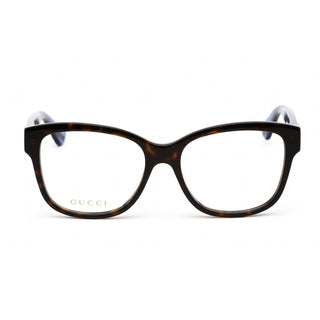 Gucci GG0038ON Eyeglasses Dark Havana / Clear demo lens