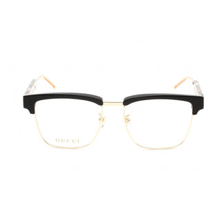 Gucci GG0605O Eyeglasses Black Gold / Clear Lens