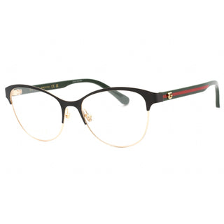 Gucci GG0718O Eyeglasses BLACK-GREEN / TRANSPARENT