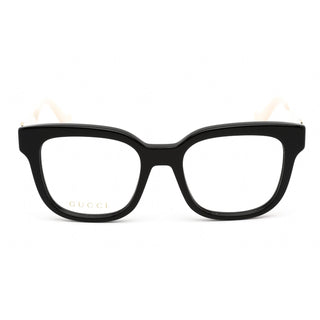 Gucci GG0958O Eyeglasses Black White / Clear demo lens