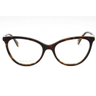 Gucci GG1079O Eyeglasses Havana / Clear demo lens