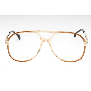 Gucci GG1106O Eyeglasses BROWN-GOLD-TRANSPARENT