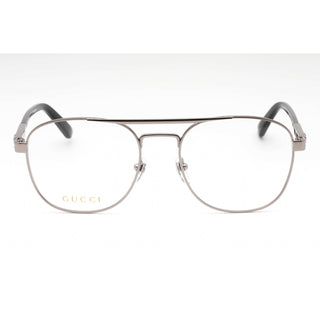 Gucci GG1290O Eyeglasses RUTHENIUM-BLACK / TRANSPARENT