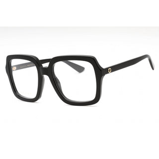 Gucci GG1318O Eyeglasses BLACK-BLACK- / TRANSPARENT