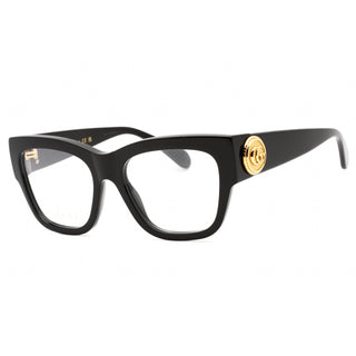 Gucci GG1410O Eyeglasses BLACK-BLACK / TRANSPARENT