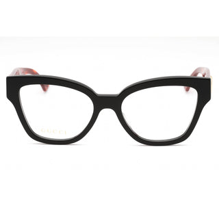 Gucci GG1424O Eyeglasses BLACK-HAVANA- / TRANSPARENT