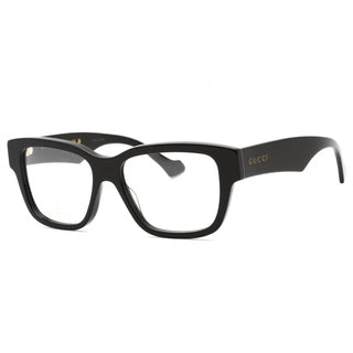 Gucci GG1428O Eyeglasses BLACK-BLACK / TRANSPARENT