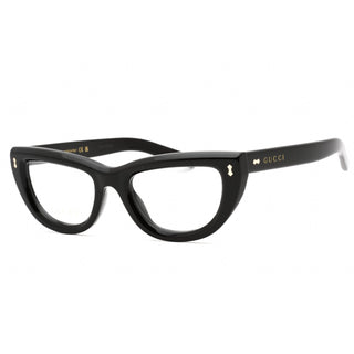 Gucci GG1521O Eyeglasses BLACK-BLACK / TRANSPARENT