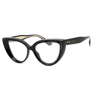 Gucci GG1530O Eyeglasses BLACK-BLACK / TRANSPARENT