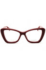 004 - BURGUNDY / Clear demo lens