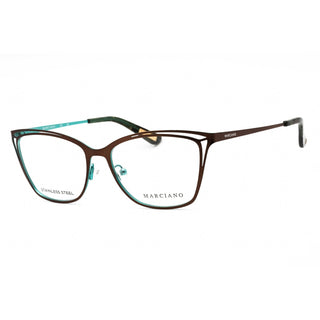 Guess by Marciano GM0310-N Eyeglasses matte dark brown/clear demo lens