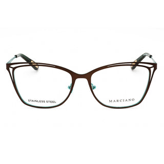 Guess by Marciano GM0310-N Eyeglasses matte dark brown/clear demo lens