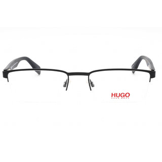 HUGO HG 0324 SAM Eyeglasses MT BLUE WOOD/Clear demo lens