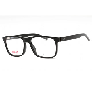 HUGO HG 1014 Eyeglasses BLACK RED/Clear demo lens