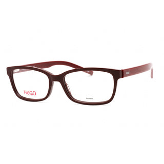 HUGO HG 1016 Eyeglasses BURGUNDY/Clear demo lens