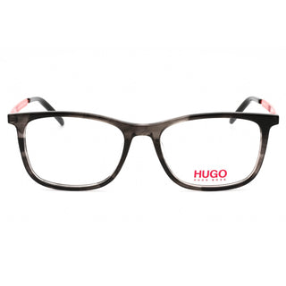 HUGO HG 1018 SAM Eyeglasses STRIPED GREY/Clear demo lens