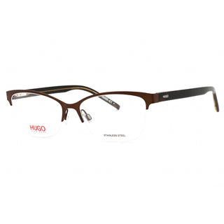 HUGO HG 1079 Eyeglasses MATTE BROWN/Clear demo lens