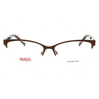 HUGO HG 1079 Eyeglasses MATTE BROWN/Clear demo lens