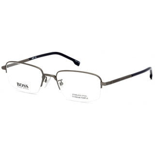 Hugo Boss BOSS 1108/F Eyeglasses Semi Matte Dark Ruthenium  / Clear demo lens