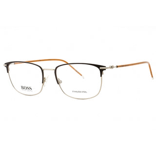 Hugo Boss BOSS 1373 Eyeglasses MATTE BROWN SILVER/Clear demo lens