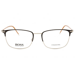 Hugo Boss BOSS 1373 Eyeglasses MATTE BROWN SILVER/Clear demo lens