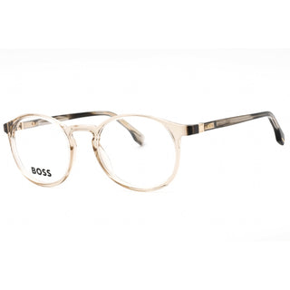 Hugo Boss BOSS 1572 Eyeglasses BEIGE STRIPED BROWN/Clear demo lens