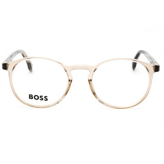 Hugo Boss BOSS 1572 Eyeglasses BEIGE STRIPED BROWN/Clear demo lens