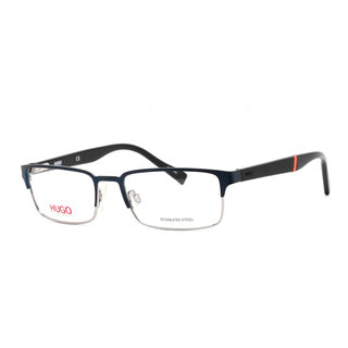 HUGO HG 0136 Eyeglasses Blue Ruthenium / Clear Lens