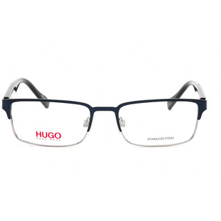 HUGO HG 0136 Eyeglasses Blue Ruthenium / Clear Lens