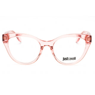 Just Cavalli VJC001 Eyeglasses Shiny Transparent Peach / Clear Lens