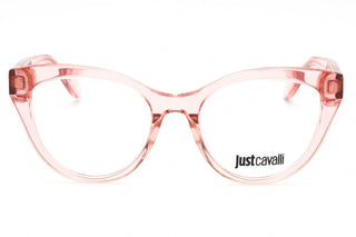 Just Cavalli VJC001 Eyeglasses Shiny Transparent Peach / Clear Lens