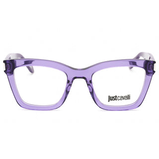 Just Cavalli VJC003V Eyeglasses Shiny Transparent Purple / Clear demo lens