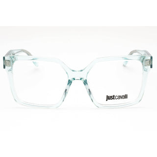 Just Cavalli VJC006 Eyeglasses Shiny Transparent Green / Clear demo lens