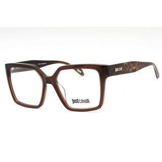 Just Cavalli VJC006 Eyeglasses Transparent Shiny Brown / Clear Lens