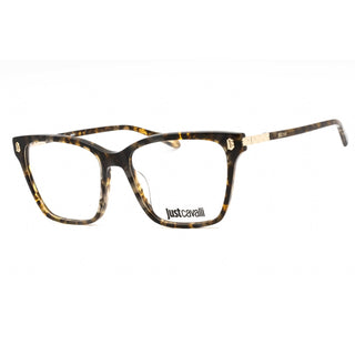 Just Cavalli VJC012 Eyeglasses Shiny Green Havana / Clear Lens