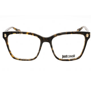 Just Cavalli VJC012 Eyeglasses Shiny Green Havana / Clear Lens