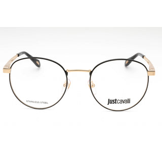 Just Cavalli VJC017 Eyeglasses Black on Rose Gold / Clear Lens