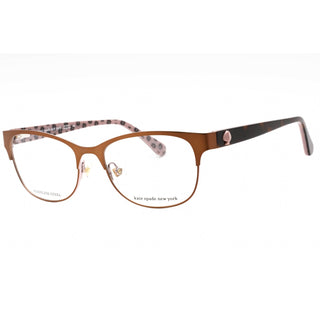 Kate Spade CAROLINA Eyeglasses BROWN/Clear demo lens