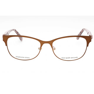 Kate Spade CAROLINA Eyeglasses BROWN/Clear demo lens