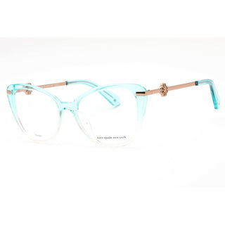 Kate Spade FLAVIA Eyeglasses GREEN PINK / Clear demo lens
