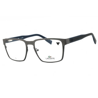 Lacoste L2293 Eyeglasses MATTE DARK GUNMETAL/Clear demo lens