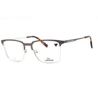 Lacoste L2295 Eyeglasses MATTE GUNMETAL/Clear demo lens