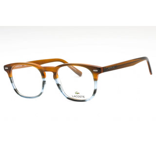Lacoste L2832 Eyeglasses STRIPED BROWN/BLUE/Clear demo lens