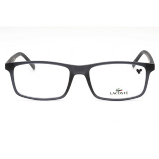 Lacoste L2858 Eyeglasses MATTE DARK GREY/Clear demo lens