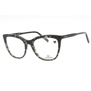 Lacoste L2884 Eyeglasses HAVANA/AZURE/Clear demo lens