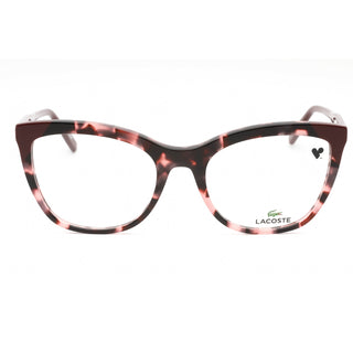 Lacoste L2884 Eyeglasses HAVANA/ROSE/Clear demo lens