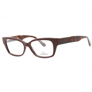 Lacoste L2907 Eyeglasses DARK RED / Clear demo lens