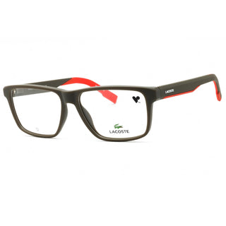 Lacoste L2923 Eyeglasses DARK GREY/Clear demo lens